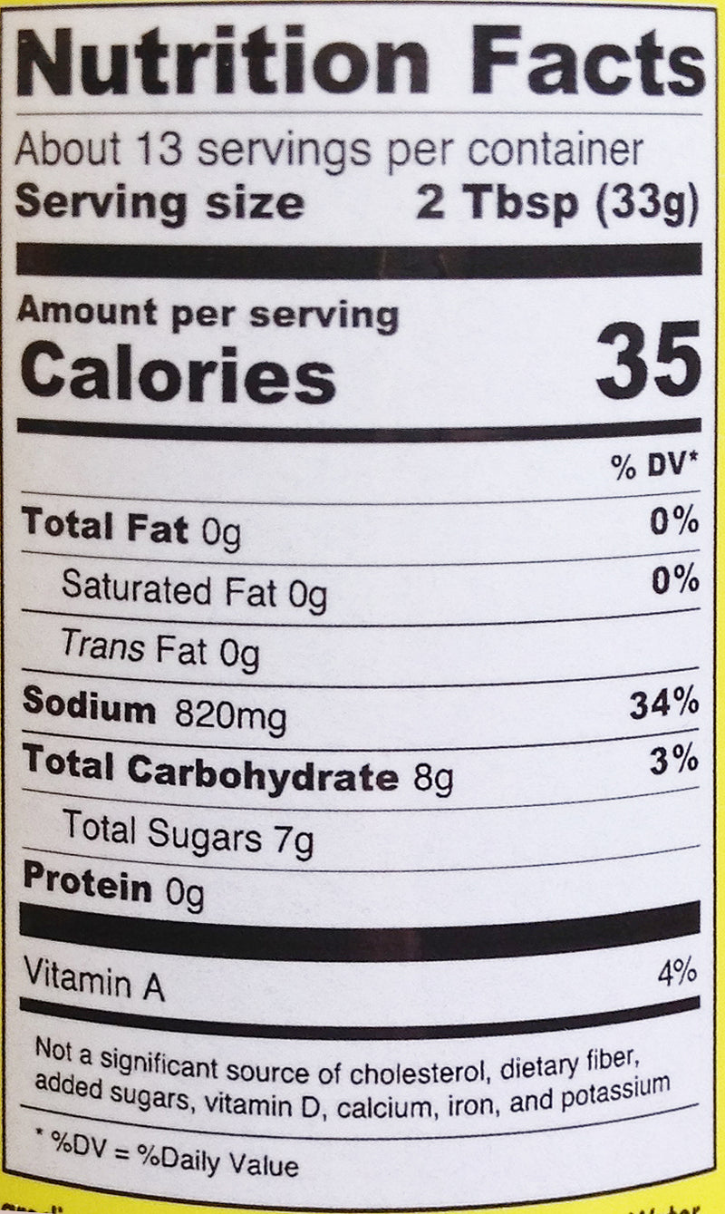 Nutrition Facts