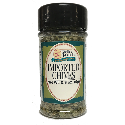 Stello Foods Spices   Chives   Imported .3 oz