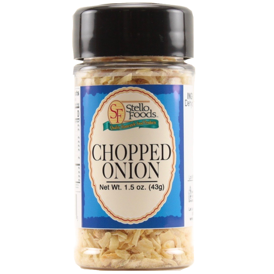 Stello Foods Spices - Onion - Chopped 1.5 oz