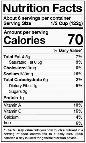 Nutrition Facts