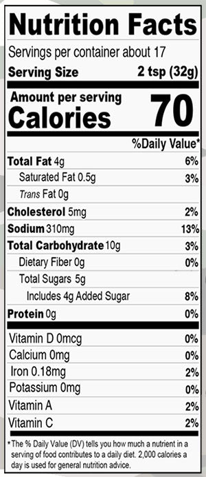 Nutrition Facts