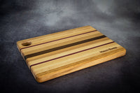Small cutting board with thumb hole