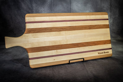 Large cutting board with handle