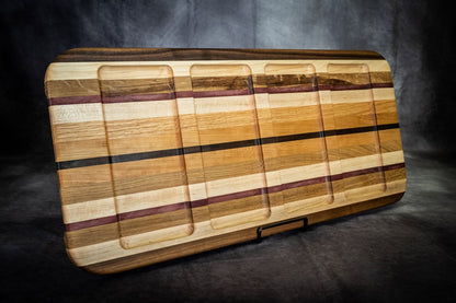 Four pocket serving tray