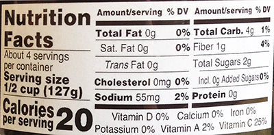 Nutrition Facts