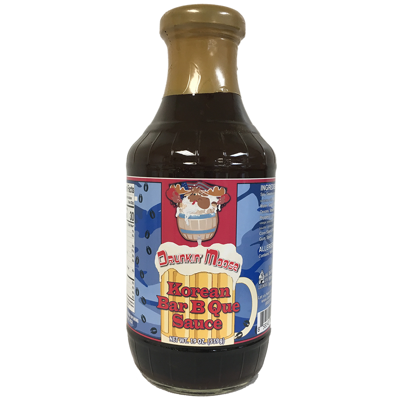 Drunkin' Moose BBQ Sauce   Korean 19 oz