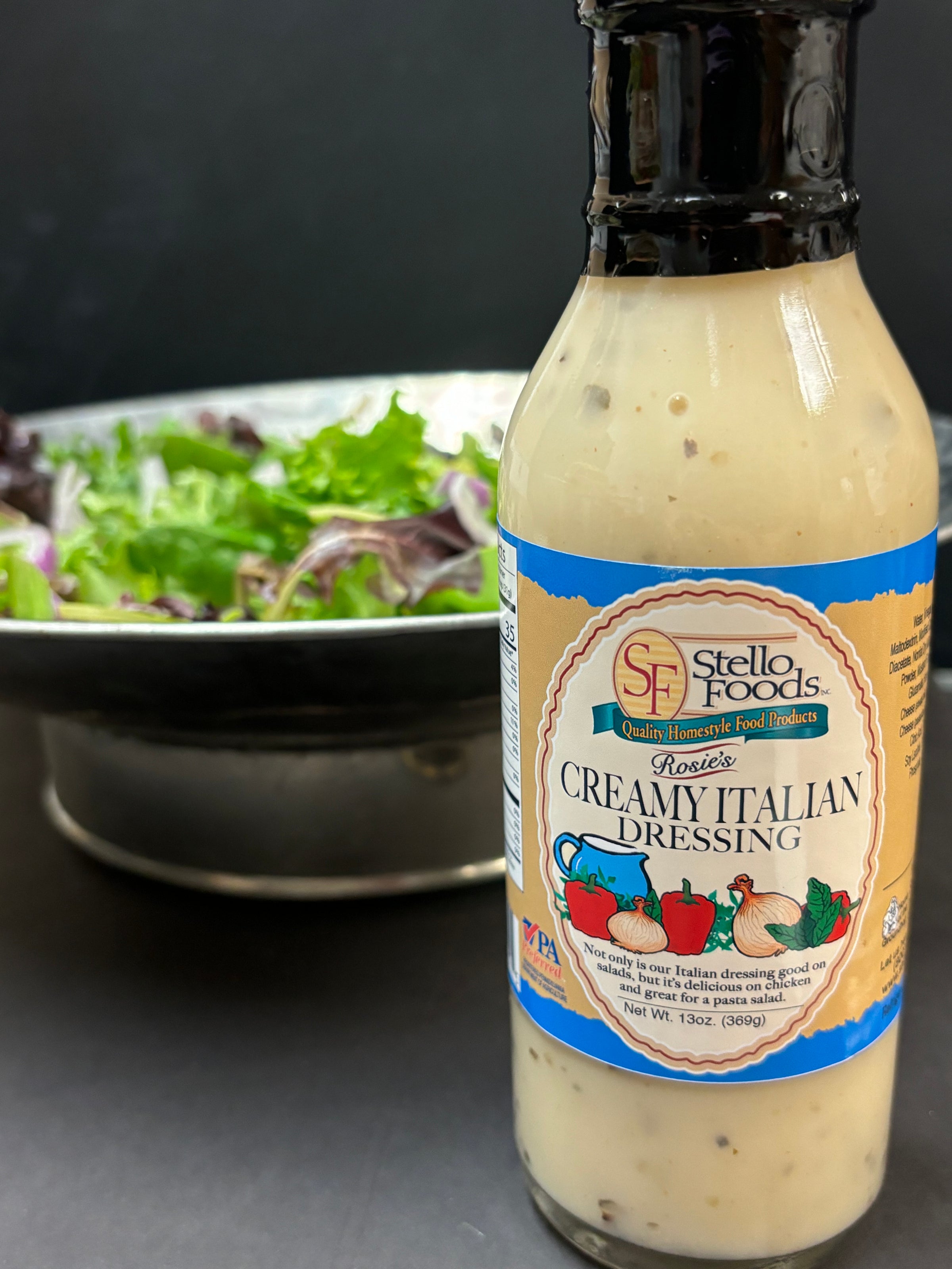 Stello Foods - Rosie's Creamy Italian Dressing 13 oz Stello Foods - Rosie's Creamy Italian Dressing 13 oz