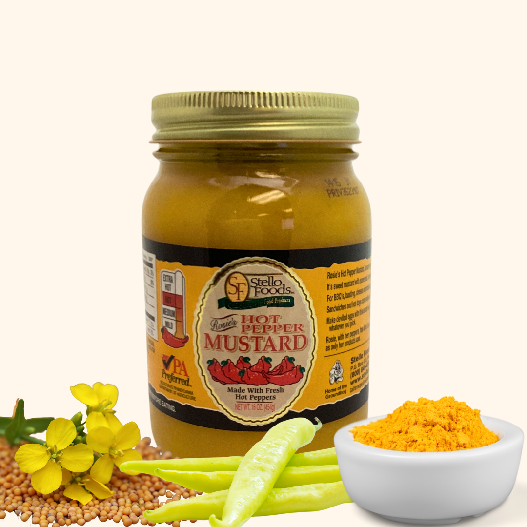Stello Foods - Rosie's Hot Pepper Mustard 16 oz