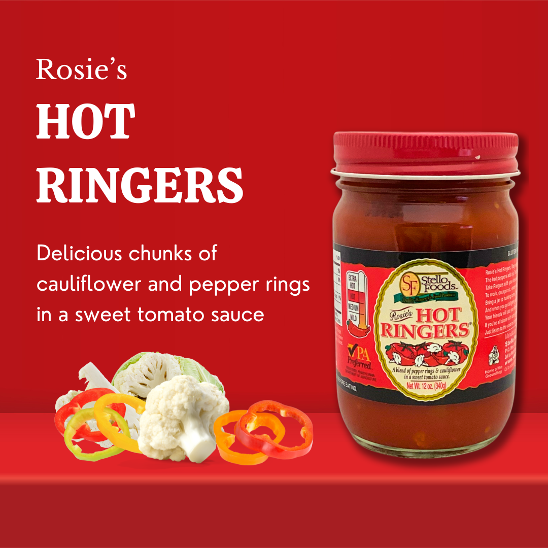 Stello Foods - Rosie's Hot Ringers 12 oz