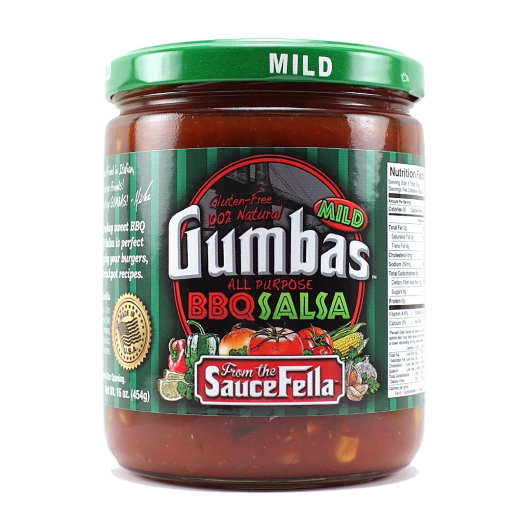 Gumbas   Mild BBQ Salsa 16 oz