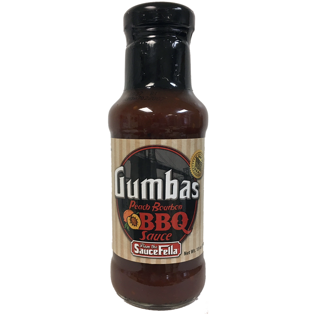 Gumbas   BBQ Sauce   Peach Bourbon 13 oz