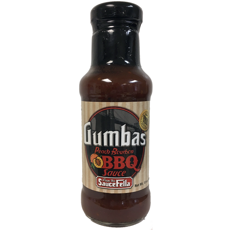 Gumbas   BBQ Sauce   Peach Bourbon 13 oz