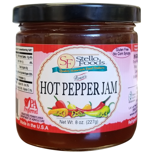 Stello Foods - Rosie's Hot Pepper Jam 8 oz