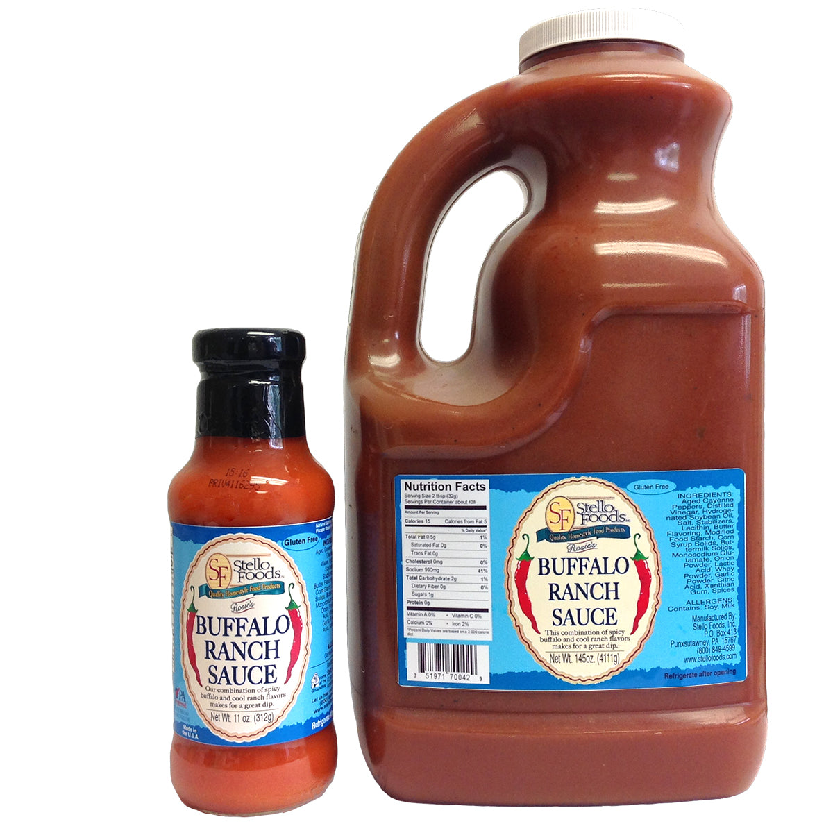 Stello Foods - Rosie's Buffalo Ranch Wing Sauce 150 oz