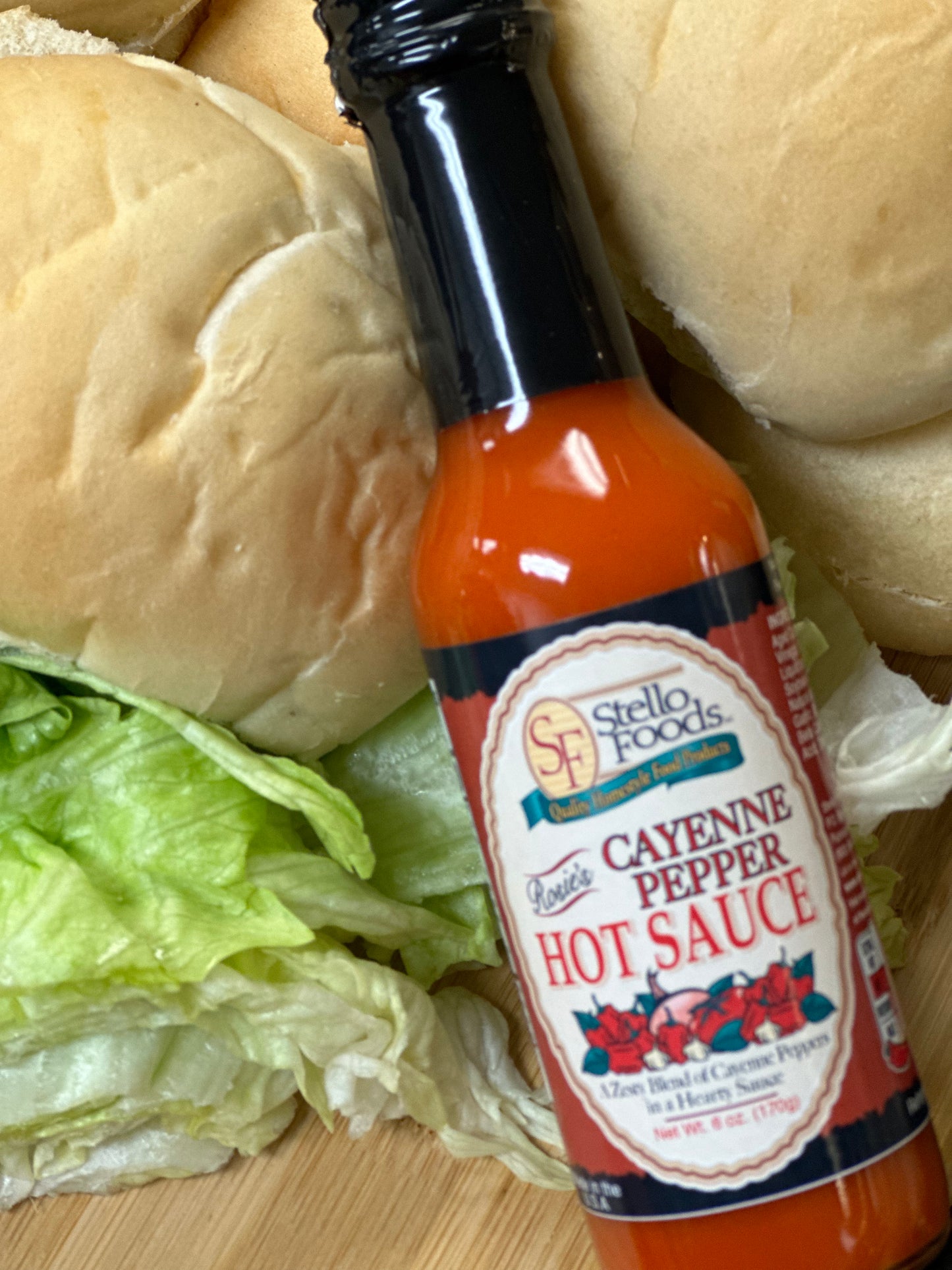 Stello Foods - Rosie's Cayenne Pepper Hot Sauce 6 oz