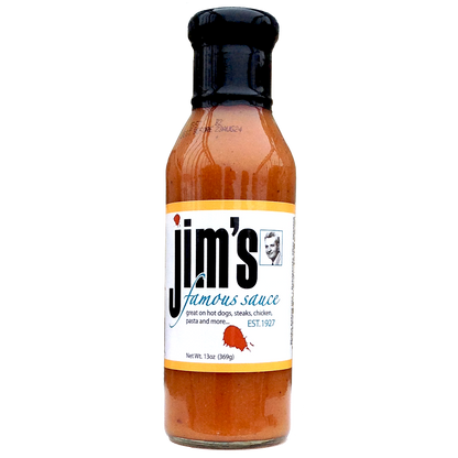 Jim's Famous   Hot Dog Sauce 13 oz