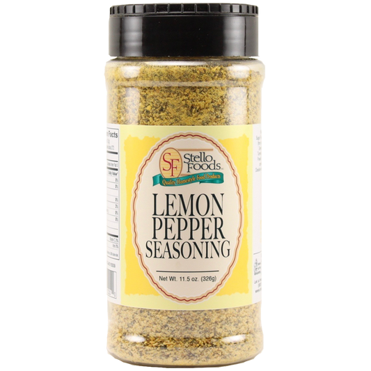 Stello Foods Spices - Lemon Pepper 11.5 oz