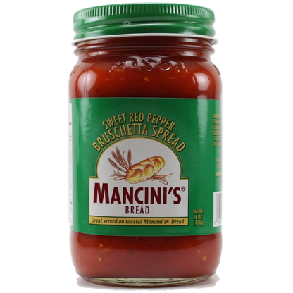 Mancini's Bakery - Sweet Red Pepper Bruschetta Spread 16 oz