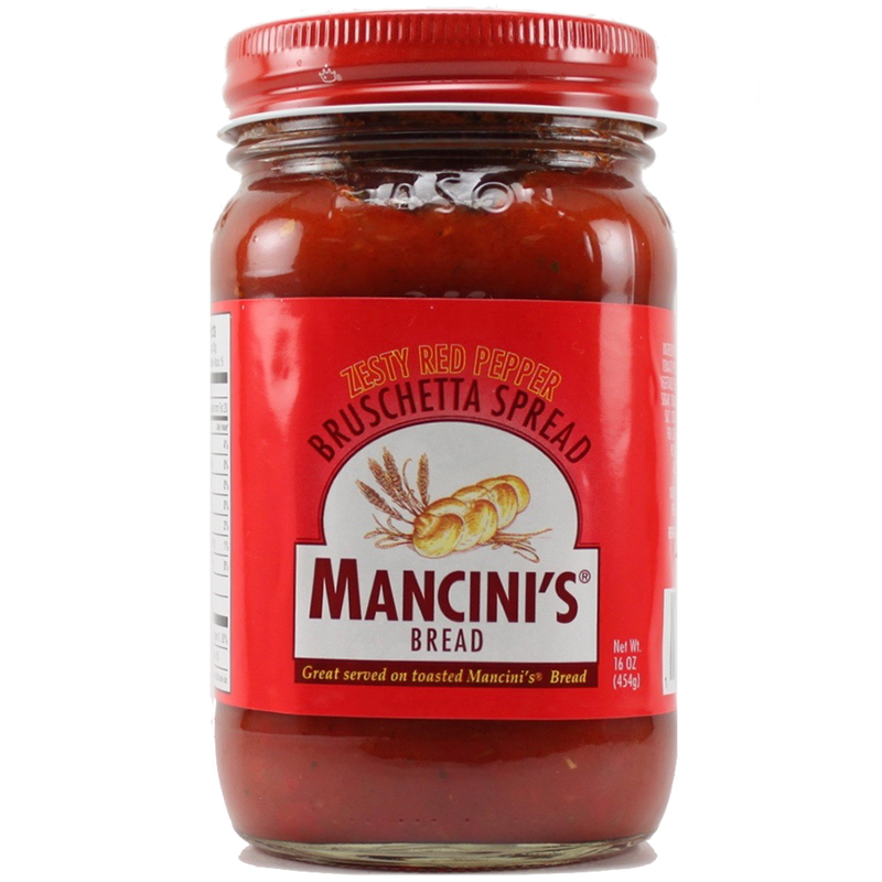Mancini's Bakery - Zesty Red Pepper Bruschetta Spread – Stello Foods Mancini's Bakery - Zesty Red Pepper Bruschetta Spread – Stello Foods