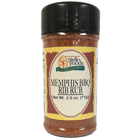 Stello Foods Spices   BBQ   Memphis Rib Rub 2.5 oz