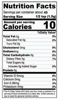 Nutrition Facts