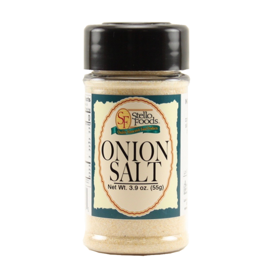 Stello Foods Spices   Onion Salt 3.7 oz