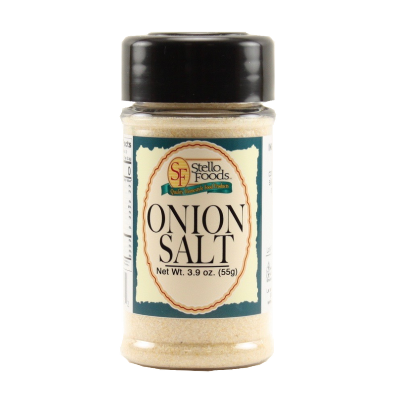 Stello Foods Spices   Onion Salt 3.7 oz