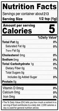 Nutrition Facts