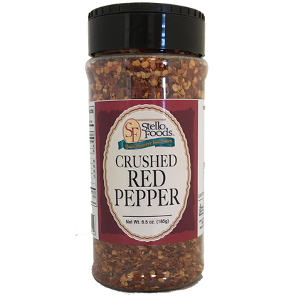 Stello Foods Spices   Red Pepper   Crushed 6.5 oz