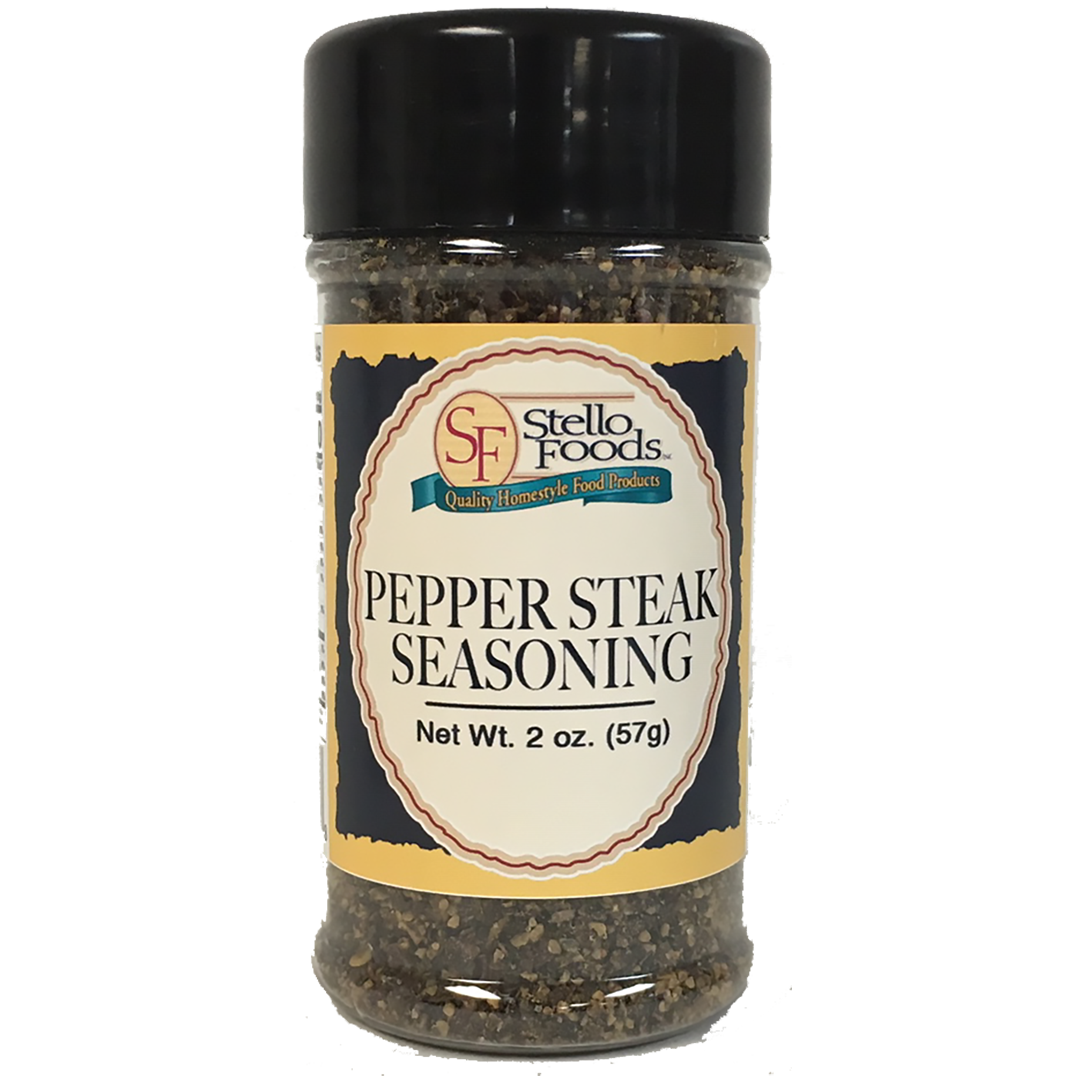 Stello Foods Spices - Pepper Steak Seasoning 2.0 oz