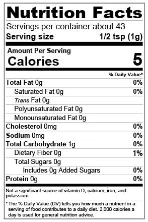 Nutrition Facts