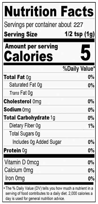 Nutrition Facts