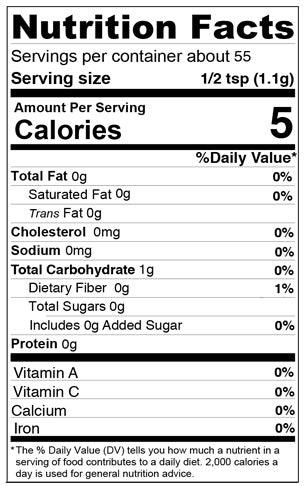 Nutrition Facts