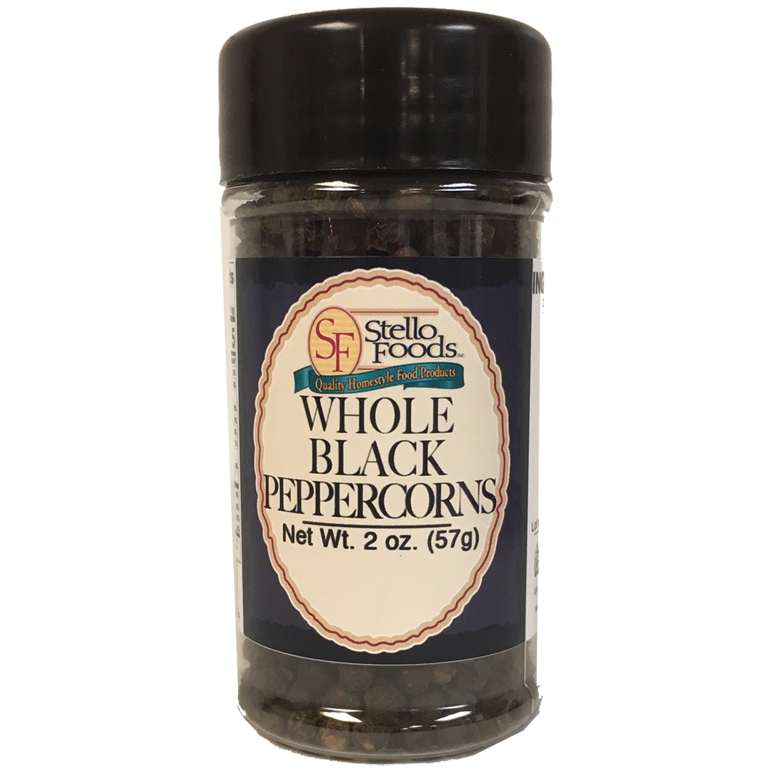 Stello Foods Spices   Peppercorns   Black 2.0 oz