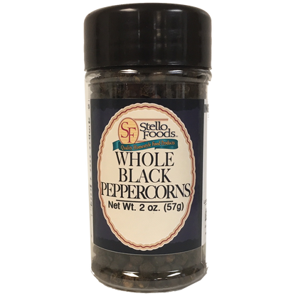 Stello Foods Spices   Peppercorns   Black 2.0 oz