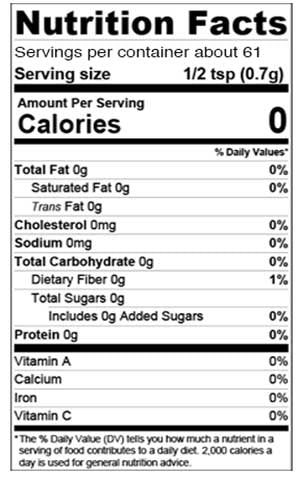 Nutrition Facts