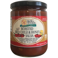 Stello Foods - Rosie's Roasted Red Chile & Honey Salsa 16 oz