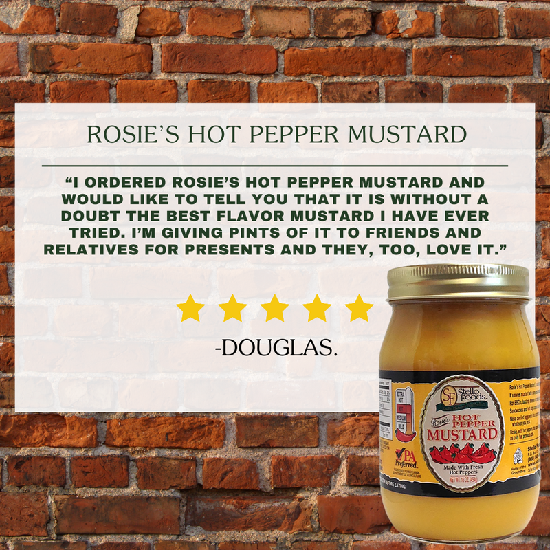 Stello Foods - Rosie's Hot Pepper Mustard 7.75 oz