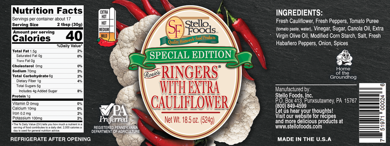 Rosie's Special Edition Ringers with Extra Cauliflower