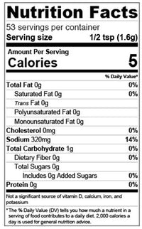 Nutrition Facts