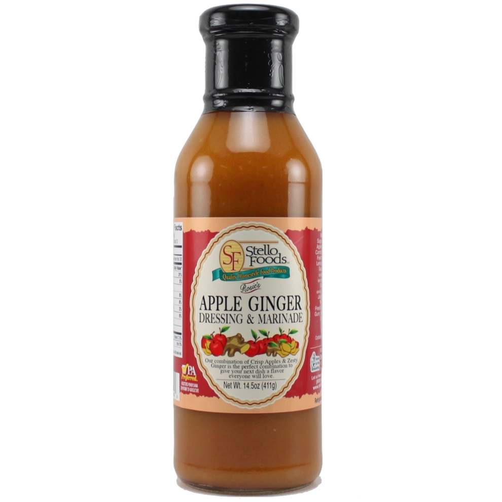 Stello Foods Rosie's Apple Ginger Dressing & Marinade 14.5 oz