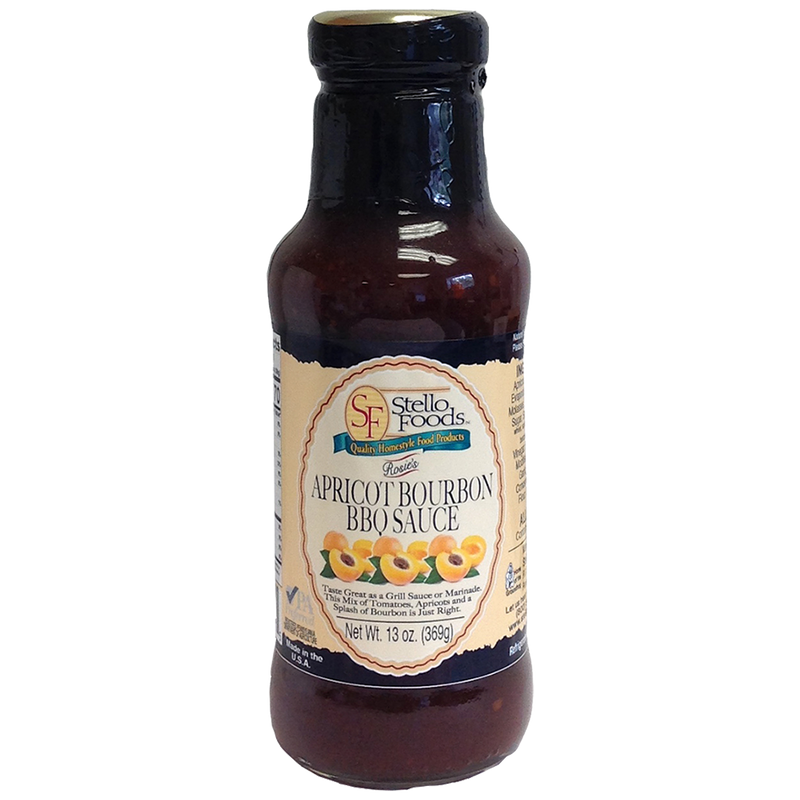 Stello Foods - Rosie's Apricot Bourbon BBQ Sauce 13 oz