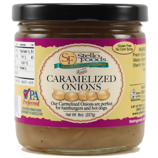 Stello Foods   Rosie's Caramelized Onions 8 oz