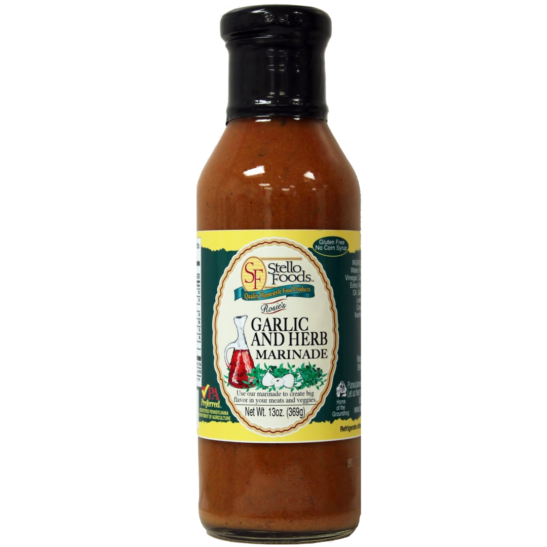 Stello Foods - Rosie's Garlic and Herb Marinade 13 oz