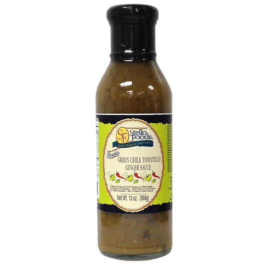 Stello Foods - Rosie's Green Chile Tomatillo Ginger Sauce 13 oz