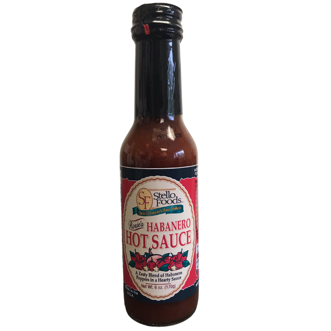 Stello Foods   Rosie's Habanero Hot Sauce 6 oz