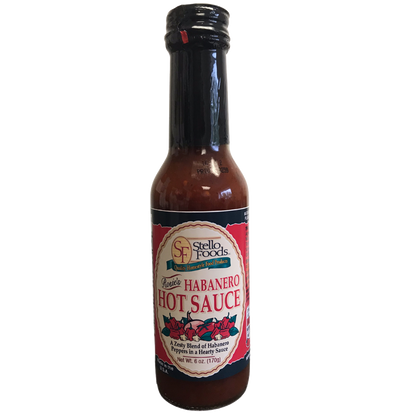 Stello Foods   Rosie's Habanero Hot Sauce 6 oz