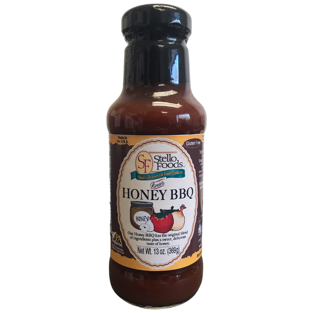 Stello Foods - Rosie's Honey BBQ Sauce 13 oz