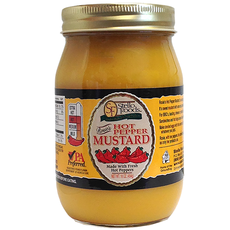 Stello Foods - Rosie's Hot Pepper Mustard 16 oz