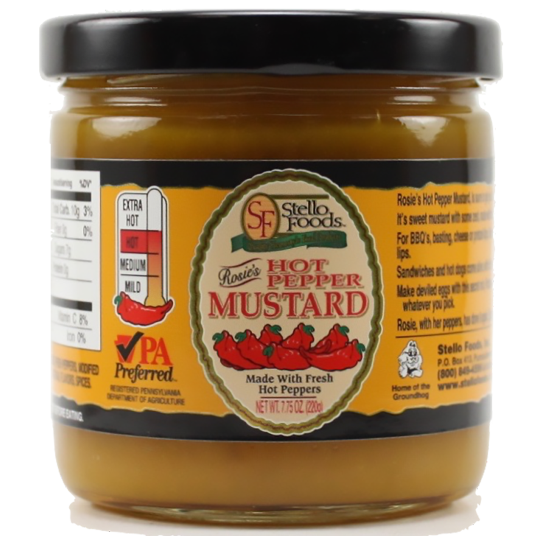 Stello Foods - Rosie's Hot Pepper Mustard 7.75 oz